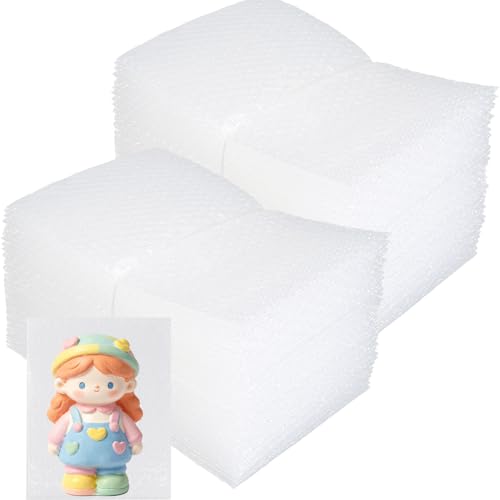 XHMAXE Bubble Pouches 100 Pack 6 x 8 Inch Clear Double-Wall Bags