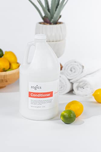 Zogics Conditioner, Citrus + Aloe Scented Conditioner (4 Gallons/Case) #TOP4