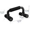 READAEER Push Up Bars Gym Exercise Equipment Fitness 1 Pair Pushup Handles with Cushioned Foam Grip and Non-Slip Sturdy Structure Push Up Bars for Men & Women
