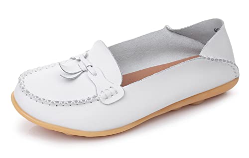 Image of VenusCelia Women's Decoration Comfy Walking Flat Loafer