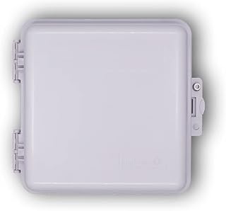 HotspotRF Heavy Duty Weatherproof 9x9x4 Multi-Purpose Enclosure - UV Rated Broadband Box with Cable Retention
