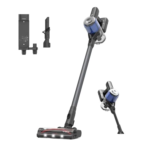 Tineco Pure ONE S30 Cordless Vacuum Cleaner, 150AW Powerful Suction, Zero Tangle Brush, Up to 65min Runtime, 6-Stage HEPA Filtration, PureCyclone Technology Stick Vacuum with Wall Mount Dock