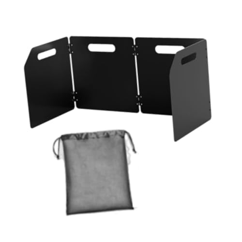 Pare-brise pliable de camping Sharplace pour cuisinière extérieure et BBQ