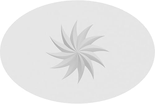 Vista 30 de Ekena Millwork ROSP050X033X100DAL12 Roseta estándar con borde cuadrado, 5 pulgadas de ancho x 3 1/4 pulgadas de alto x 1 pulgada, PVC