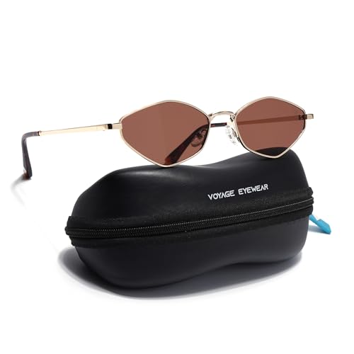 Image of Voyage UV Protection Hexagon Sunglasses for Men & Women