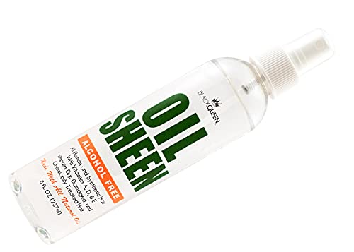 Black Queen Hair Oil Sheen Spray para locs 8 oz miniatura 1