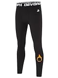 Devoropa Youth Boys' Compression Leggings Sports Tights Fleece Lined Thermal Base Layer Pants