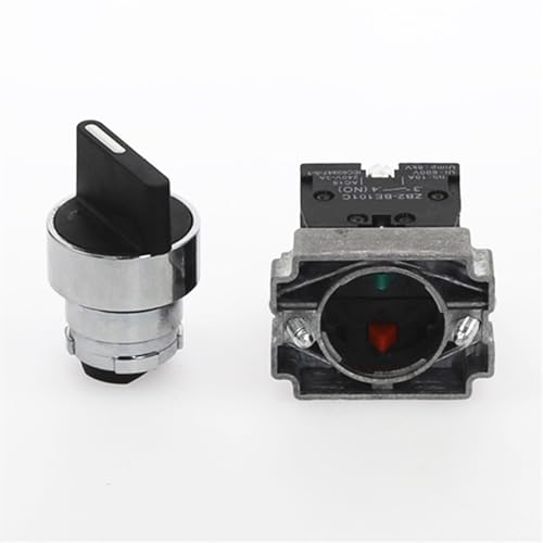 Bouton rotatif XB2-BD25 2 positions pour sécuriser le démarrage de machine - 3
