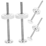Parliky 4 Stück Teiliges Türschutzgitter Ersatzschrauben aus Aluminiumlegierung und Abs Langlebige...