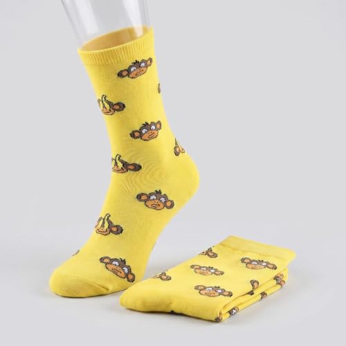 Image of Tipi Toe Women's Fun Patterned Dress Socks, 12-Pack Lightweight Colorful Crew Socks, Casual Novelty Assorted Designs