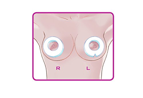 ELANEE Brust-Ringe, Schutz der Brustwarze BH-Kontakt durch Hohllagerung, ideal bei wunden, entzündeten Brustwarzen durch Stillen, 10 Stück (222-00)