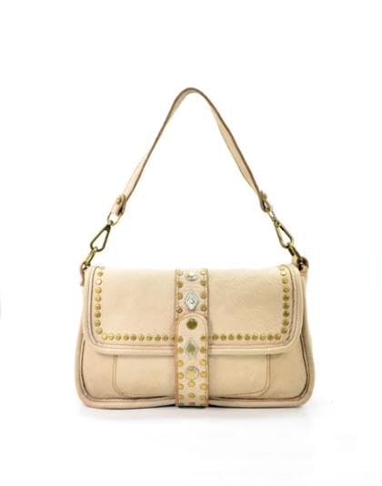 Besace en cuir lavé effet vintage MINSK le sac compact pour vos sorties en ville