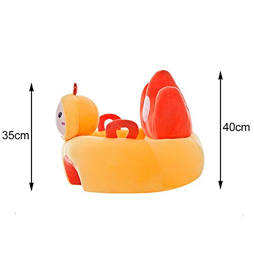 Alapaste Baby Support Seat Sofa Safe Cartoon U Shaped Learning to Sit Chair PP Cotton Pillow Protector Cushion Toys Sitting Sofa Dining Chair for 0-2 Years Old Baby