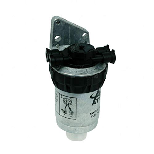 ENVA Filtro de combustible con carcasa, compatible con Transit 2.5 Diesel 1997-2000, OEM: 974F-9155-AF, 974F 9155 AC, 1099489
