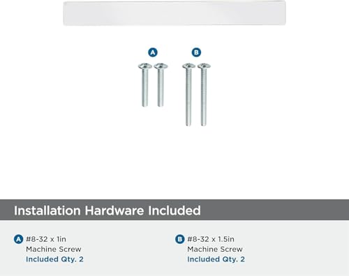 Image of Amerock | Cabinet Pull | Polished Chrome | 3 inch (76 mm) Center to Center | Monument | 1 Pack | Drawer Pull | Drawer Handle | Cabinet Hardware