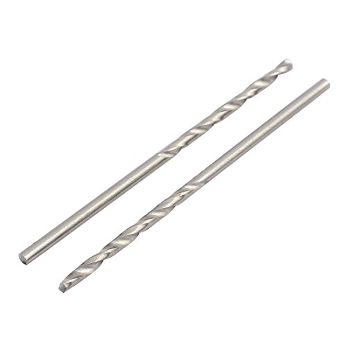Aexit Straight drill hole Tool holder Carbide Tipped Drilling Twist Drill Bit 2mm Dia 57mm Length 2Pcs Model:51as157qo258