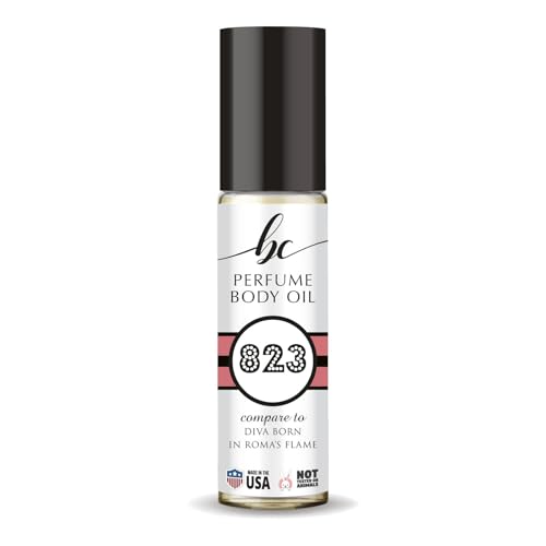 CA Perfume Impression of Diva Born In Roma's Flame for Women Fragrance Oil Amber Floral Scent Long Lasting Perfumes for Women Travel Size TSA Ready Mini Parfum Body Oil Roll-on 0.33 Fl Oz 10ml