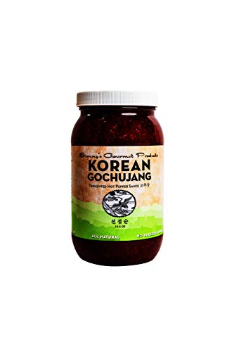 Sunny's Gourmet Korean Gochujang, All Natural Fermented Hot Pepper Sauce, No MSG, Bibimbap, 15.5 oz (Single)