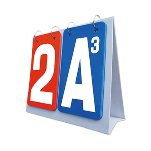 Tableau d'affichage bicolore rouge et bleu avec compteur de scores à bascule manuelle