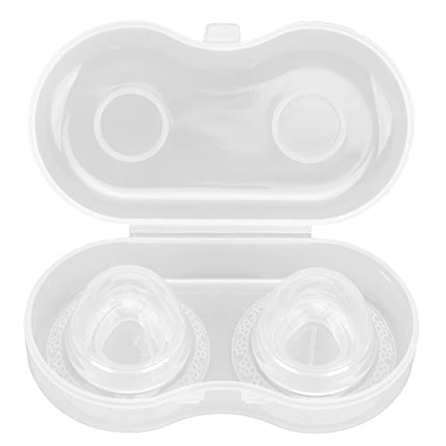 Correcteurs mamelons silicone succion forte, lot 2 transparent