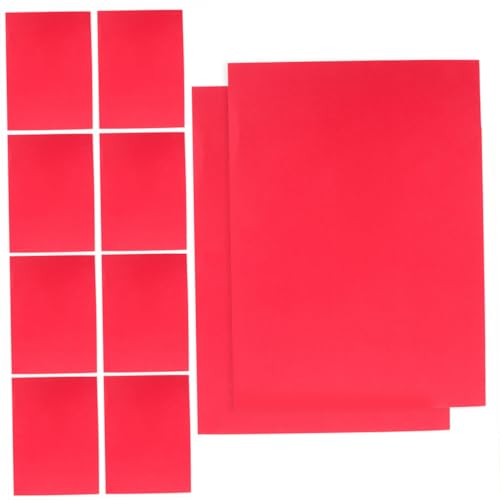 Papier cartonné rouge vif Holibanna 100 feuilles pour DIY scrapbooking et art créatif