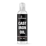 Culina Cast Iron Conditioner Kosher OU Certified Cleans and Protects Cast Iron Cookware, 8 oz