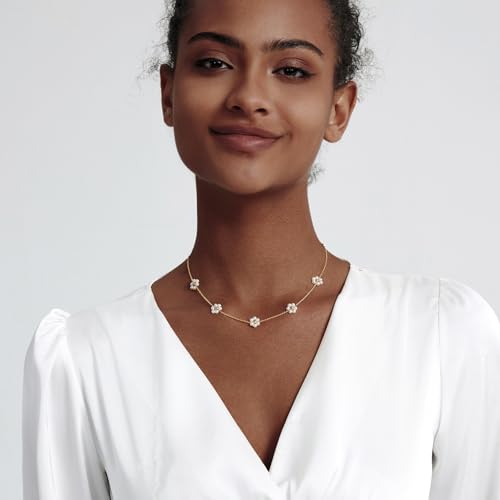 Image of Zeffy Pearl Necklace 4MM /6MM /8MM Dainty Round Imitation Pearl Choker Necklace Wedding Pearl Necklace Delicate Jewelry for Women Simple Bridesmaid Jewelry Gifts