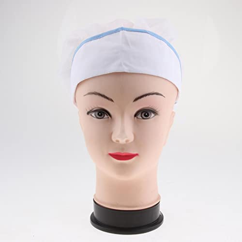 EXPORA Kitchen Chef Working Hat For Male/Female Adult Cooking Cap Blue Net