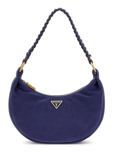 Sac à épaule GUESS en cuir Amita Hobo, le raffinement Midnight