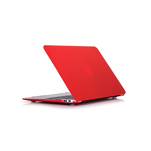 Macbook Air 11�P�[�Xa1465 & a1370�ARuban�v���X�`�b�N�n�[�h�V�F���J�o�[for MacBook Air 11.6�C���` Macbook Air 11" ���b�h AIR11-PC-RED