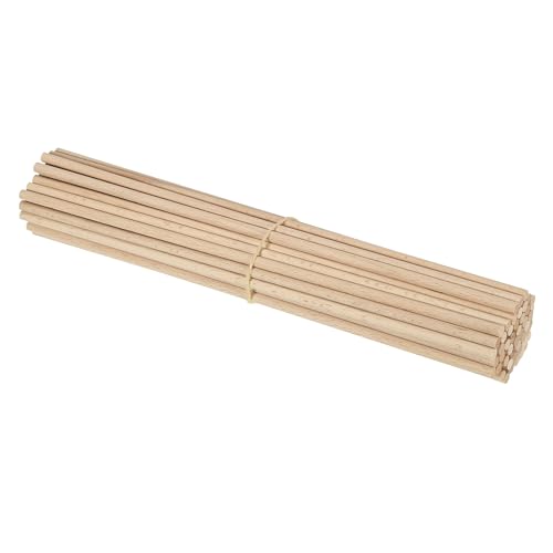 PATIKIL 1/4 x 12 Inch Dowel Rods Wood Sticks