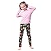 FFYHO Roller Skates Lollipops Cassettes Casual Leggings for Girls Kids,Toddler's Stretch Yoga Pants,Fashion Tights Trousers for Dance Running Gymnastics Sports 5T