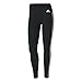 adidas Damen Tights Essentials 3-Stripes, Black/White, S, BS4820