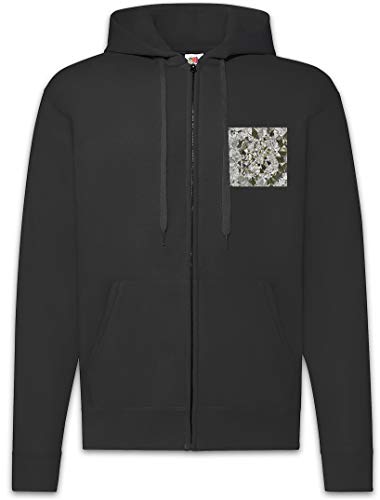 Sweat à Capuche Urban Backwoods Diamond Square I Zip Hoodie avec Motif Unique