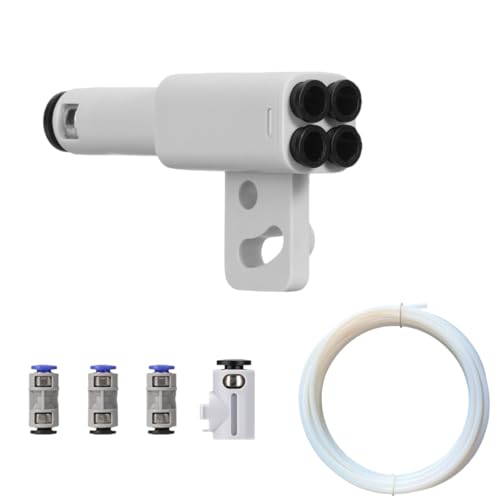 4-in-1 PTFE Adapter Upgrade Kit - Multi-AMS Expansion for All Bambu Lab 3D Printers. Includes 6.6FT PTFE Tube, 3 Coupler