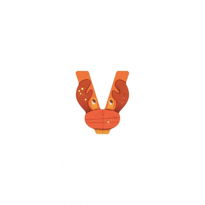 Moulin Roty - Lettre V en Bois - Moulin Roty