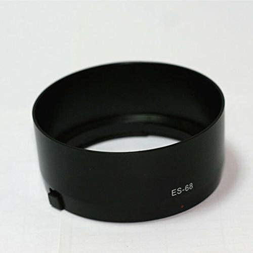 Image of Supernic ES-68 Bayonet Mount Lens Hood + 49mm UV Filter Compatible with Canon EF 50mm F /1.8 STM Lens as LHOODES68, Plastic Material, Support 49mm UV and Lens Cap