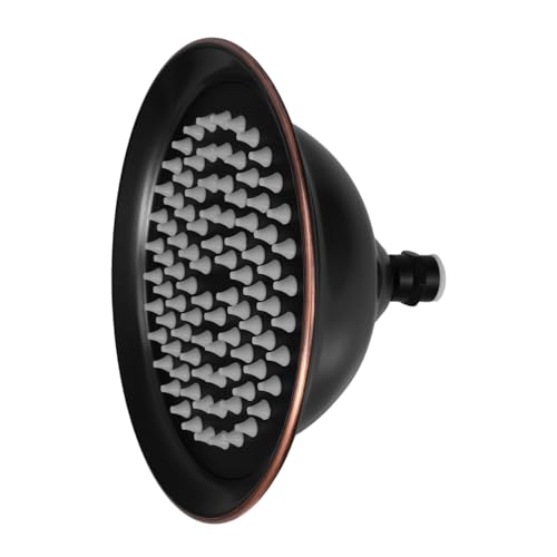 Cabezal de ducha vintage Big Bell – Boquilla de rociador de lluvia retro de repuesto – Cabezal de ducha de estilo antiguo para una experiencia de baño lujosa