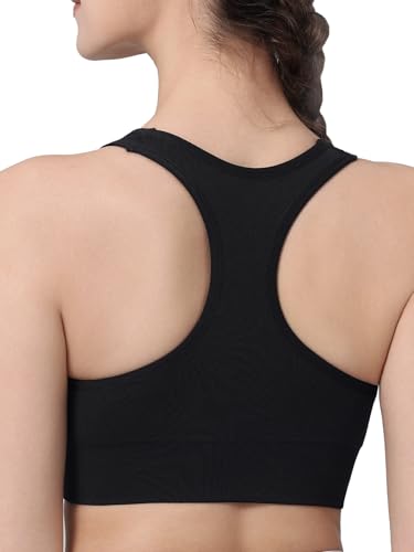 Ruched Racerback Sports Bra for Women