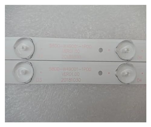 Tira de LED para iluminación trasera con disipación de aluminio para 49E360E 5
