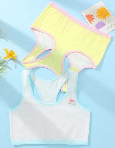Cotton Training Bras for Girls Big Girls' Sports Bra Yoga Bra for Teens Comfort Dance Crop Top4