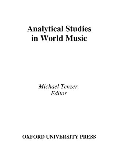 Analytical Studies in World Music