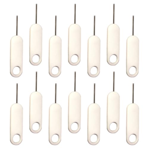 SHINEOFI Pin De Expulsión para Bandeja Sim, Removedor De Sim para Smartphone, Accesorio Metálico Duradero, 20 Piezas, Compacto y Práctico, Compatible Múltiples Modelos, Color Plateado