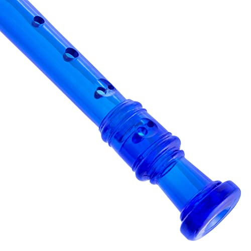 Tiger Pack of 4 Coloured Descant Recorders - With Cleaning Rod & Case, Various - Image 3