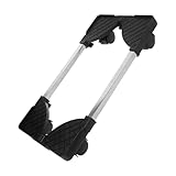 Support de processeur avec roulettes - l'extérieur noir élégant de ce support ajoute une touche élégante à n'importe quel espace de travail, ce qui en fait un excellent ajout à toute configuration de bureau ou de maison moderne, support de processeur