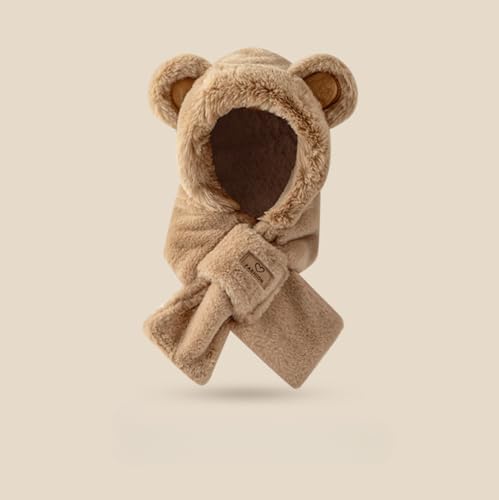 Gorro de mujer con orejas de oso kawaii 2 en 1 miniatura 7