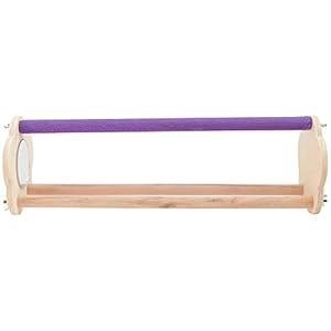 iplusmile Vogel Accessoire 1 ST Huisdier Papegaai Staand Rack Pet Kip Staande Rack Houten Vogel Spiegel Stand