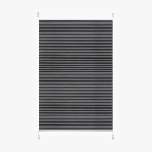 Store plissé réglable haut bas double sens gris protection intimité - 6