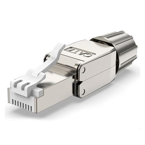RJ45 Cat8 Cat7 Cat6A Connector Reusable Ethernet Termination(1PCS,CAT7 STP Connector)
