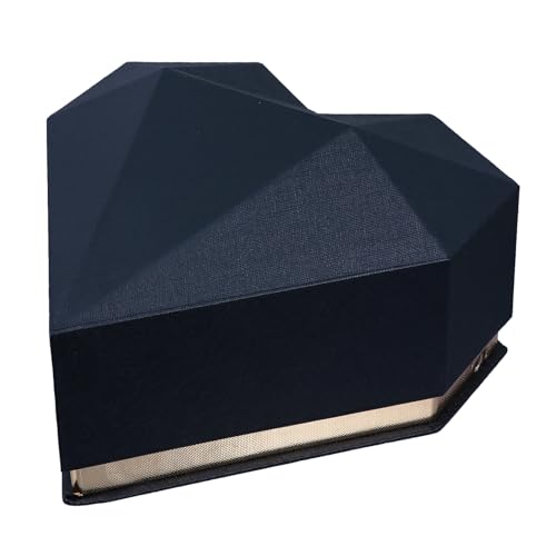 Boîte fleurs éternelles Healvian : coffret rigide noir 24x24x14 cm idéal pour un cadeau romantique